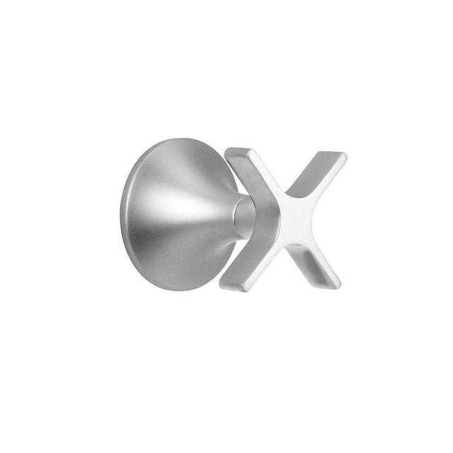 Jaclo - Lila Cross with Escutcheon Trim for Exacto Volume Controls and Diverters (J-VC34 / J-VC12 / J-20682 / J-20686 / J-20688 / J-20687 / J-20689) - White
