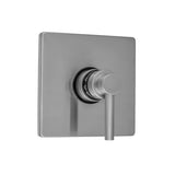 Jaclo - Square Plate with Contempo Low Lever Trim for Thermostatic Valves (J-TH34 & J-TH12) - White