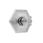 Jaclo - Hex Plate with Hex Cross Trim for Thermostatic Valves (J-TH34 & J-TH12) - White