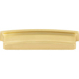 128 mm Center Brushed Gold Square-to-Center Square Renzo Cabinet Cup Pull