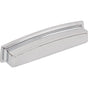 Jeffrey Alexander - 128 mm Center Polished Chrome Square-to-Center Square Renzo Cabinet Cup Pull - Polished Chrome