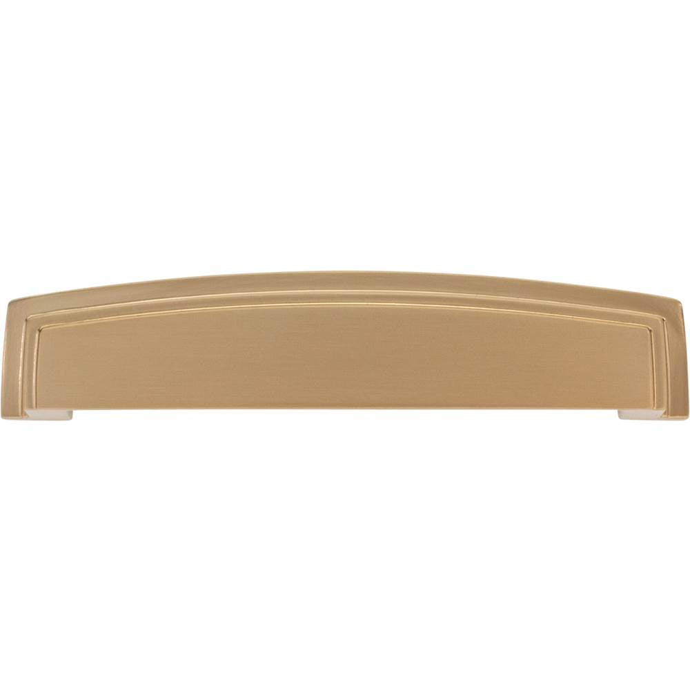128 mm Center Satin Bronze Square-to-Center Square Renzo Cabinet Cup Pull