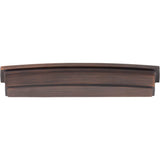 160 mm Center Brushed Oil Rubbed Bronze Square-to-Center Square Renzo Cabinet Cup Pull
