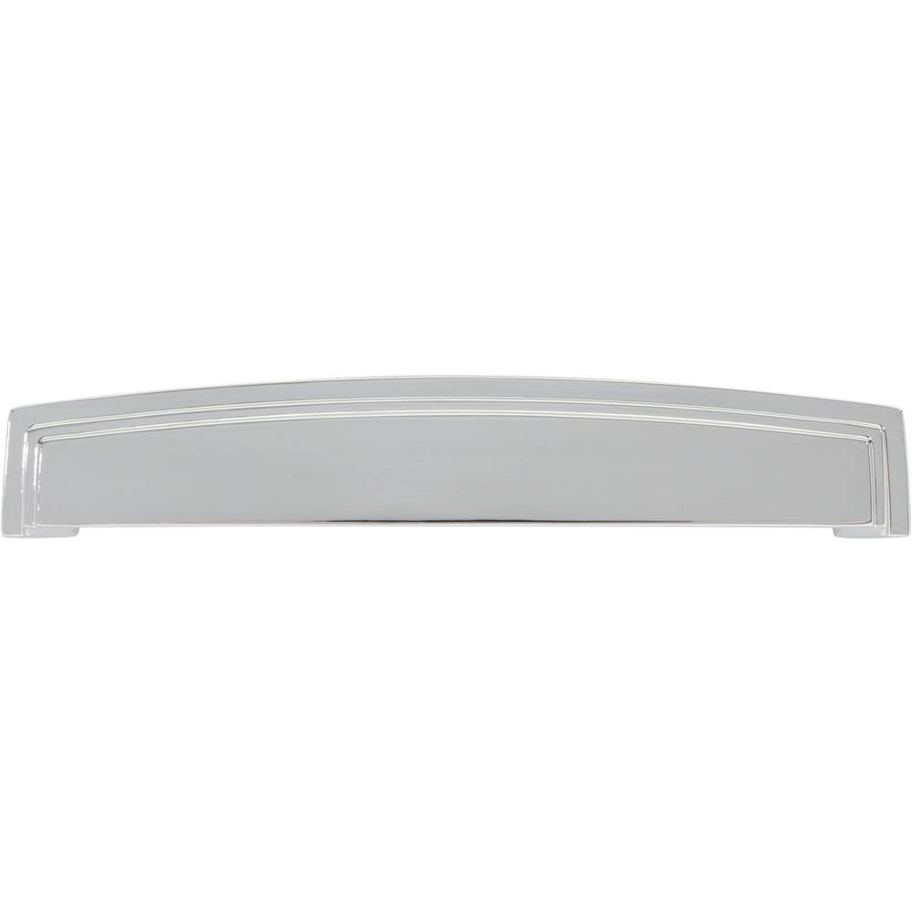 160 mm Center Polished Chrome Square-to-Center Square Renzo Cabinet Cup Pull
