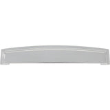 160 mm Center Polished Chrome Square-to-Center Square Renzo Cabinet Cup Pull