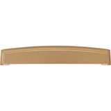 160 mm Center Satin Bronze Square-to-Center Square Renzo Cabinet Cup Pull