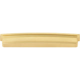 192 mm Center Brushed Gold Square-to-Center Square Renzo Cabinet Cup Pull