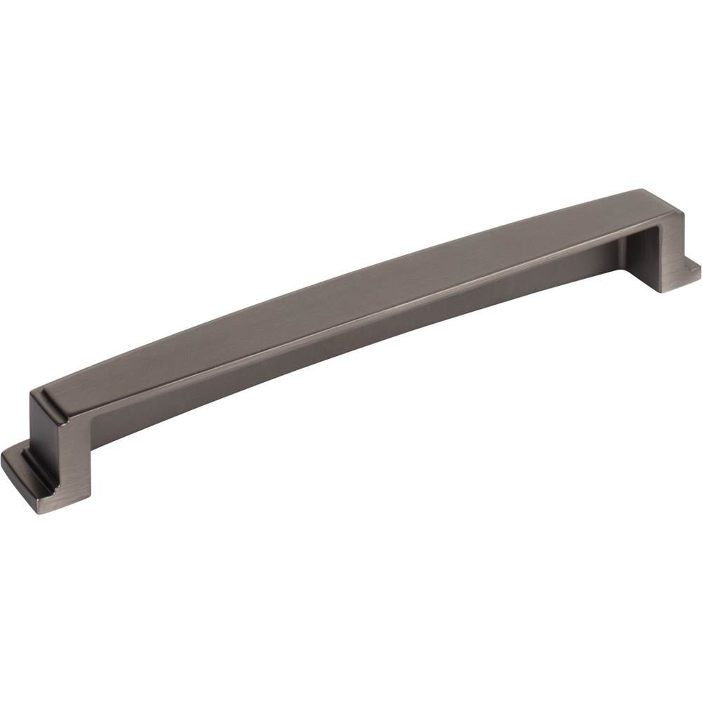 192 mm Center Brushed Pewter Square-to-Center Square Renzo Cabinet Cup Pull