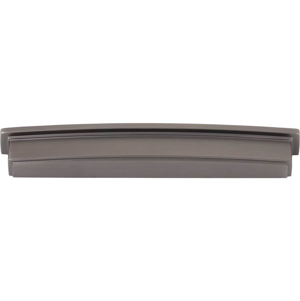 192 mm Center Brushed Pewter Square-to-Center Square Renzo Cabinet Cup Pull