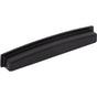 Jeffrey Alexander - 192 mm Center Matte Black Square-to-Center Square Renzo Cabinet Cup Pull - Matte Black