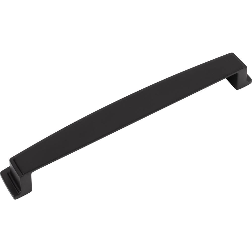 192 mm Center Matte Black Square-to-Center Square Renzo Cabinet Cup Pull