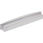 Jeffrey Alexander - 192 mm Center Polished Chrome Square-to-Center Square Renzo Cabinet Cup Pull - Polished Chrome