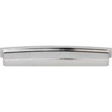 192 mm Center Polished Chrome Square-to-Center Square Renzo Cabinet Cup Pull