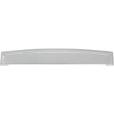 192 mm Center Polished Chrome Square-to-Center Square Renzo Cabinet Cup Pull