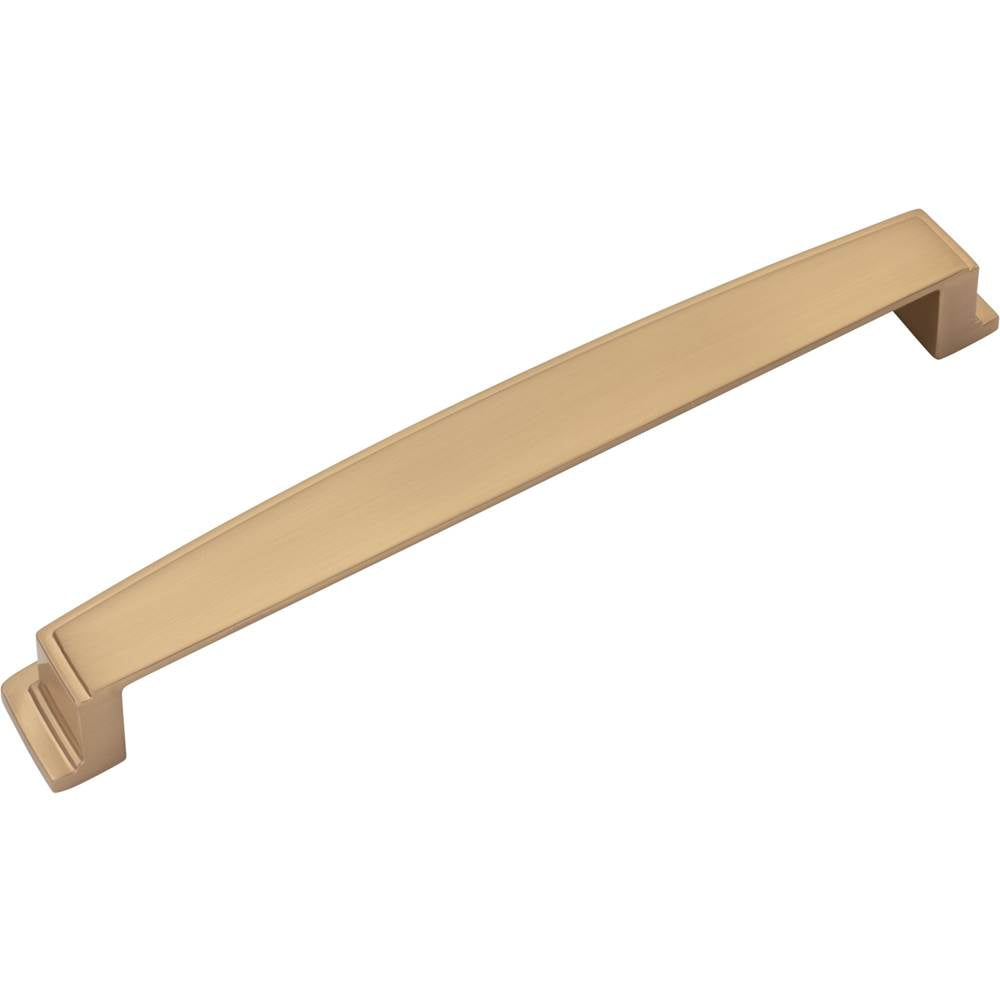 192 mm Center Satin Bronze Square-to-Center Square Renzo Cabinet Cup Pull