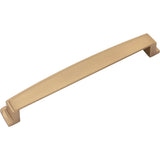 192 mm Center Satin Bronze Square-to-Center Square Renzo Cabinet Cup Pull
