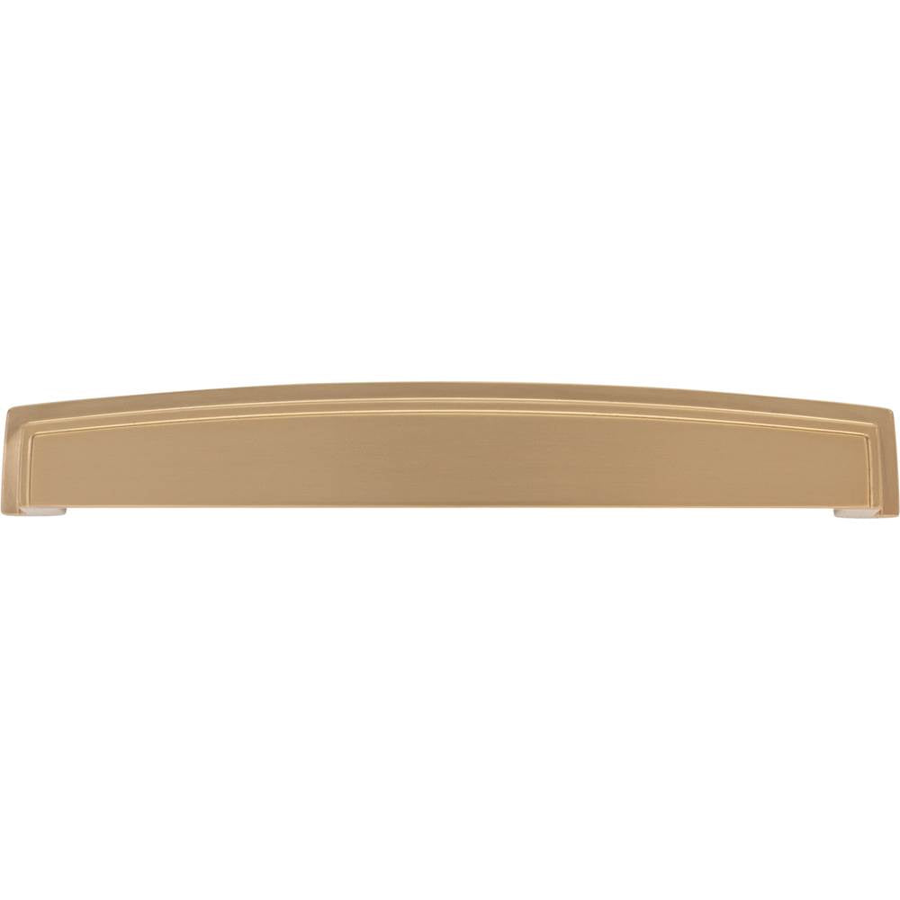 192 mm Center Satin Bronze Square-to-Center Square Renzo Cabinet Cup Pull
