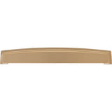 192 mm Center Satin Bronze Square-to-Center Square Renzo Cabinet Cup Pull