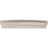 192 mm Center Satin Nickel Square-to-Center Square Renzo Cabinet Cup Pull