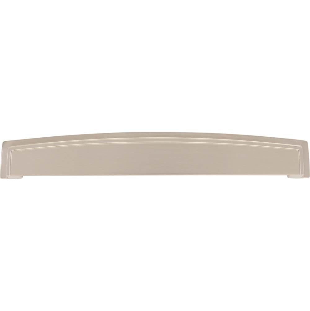 192 mm Center Satin Nickel Square-to-Center Square Renzo Cabinet Cup Pull