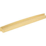 Jeffrey Alexander - 305 mm Center Brushed Gold Square-to-Center Square Renzo Cabinet Cup Pull - Brushed Gold