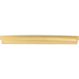 305 mm Center Brushed Gold Square-to-Center Square Renzo Cabinet Cup Pull