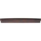 305 mm Center Brushed Oil Rubbed Bronze Square-to-Center Square Renzo Cabinet Cup Pull