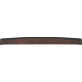 305 mm Center Brushed Oil Rubbed Bronze Square-to-Center Square Renzo Cabinet Cup Pull