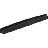 Jeffrey Alexander - 305 mm Center Matte Black Square-to-Center Square Renzo Cabinet Cup Pull - Matte Black