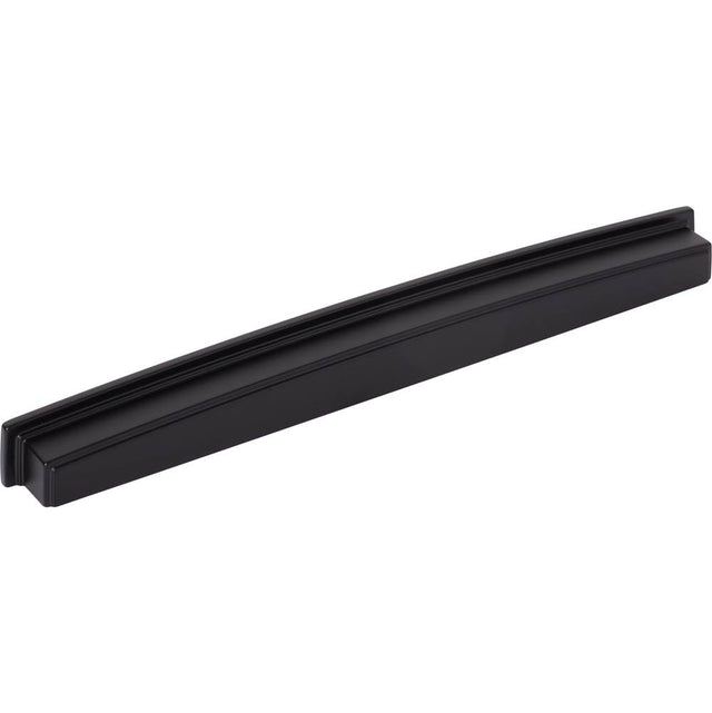 Jeffrey Alexander - 305 mm Center Matte Black Square-to-Center Square Renzo Cabinet Cup Pull - Matte Black