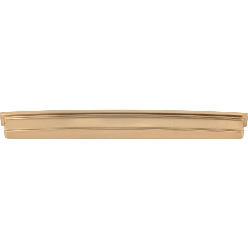 305 mm Center Satin Bronze Square-to-Center Square Renzo Cabinet Cup Pull