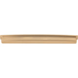 305 mm Center Satin Bronze Square-to-Center Square Renzo Cabinet Cup Pull