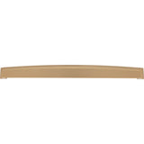 305 mm Center Satin Bronze Square-to-Center Square Renzo Cabinet Cup Pull