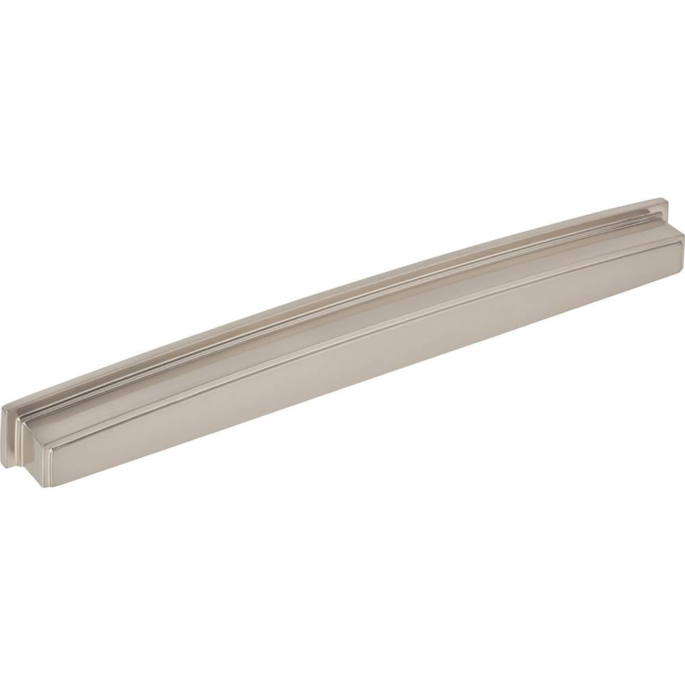Jeffrey Alexander - 305 mm Center Satin Nickel Square-to-Center Square Renzo Cabinet Cup Pull - Satin Nickel