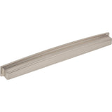 Jeffrey Alexander - 305 mm Center Satin Nickel Square-to-Center Square Renzo Cabinet Cup Pull - Satin Nickel