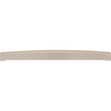305 mm Center Satin Nickel Square-to-Center Square Renzo Cabinet Cup Pull