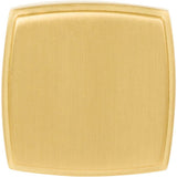 1-1/4'' Overall Length Brushed Gold Square Renzo Cabinet Knob