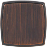 1-1/4'' Overall Length Brushed Oil Rubbed Bronze Square Renzo Cabinet Knob