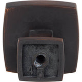 1-1/4'' Overall Length Brushed Oil Rubbed Bronze Square Renzo Cabinet Knob