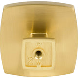 1-3/4'' Overall Length Brushed Gold Square Renzo Cabinet Knob