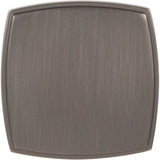 1-3/4'' Overall Length Brushed Pewter Square Renzo Cabinet Knob