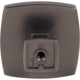 1-3/4'' Overall Length Brushed Pewter Square Renzo Cabinet Knob