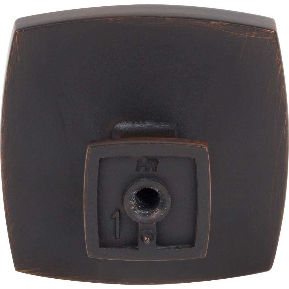 1-3/4'' Overall Length Brushed Oil Rubbed Bronze Square Renzo Cabinet Knob