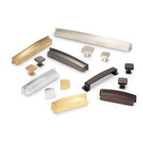 1-3/4'' Overall Length Polished Chrome Square Renzo Cabinet Knob