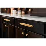 1-3/4'' Overall Length Satin Bronze Square Renzo Cabinet Knob