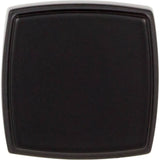 1-1/4'' Overall Length Matte Black Square Renzo Cabinet Knob