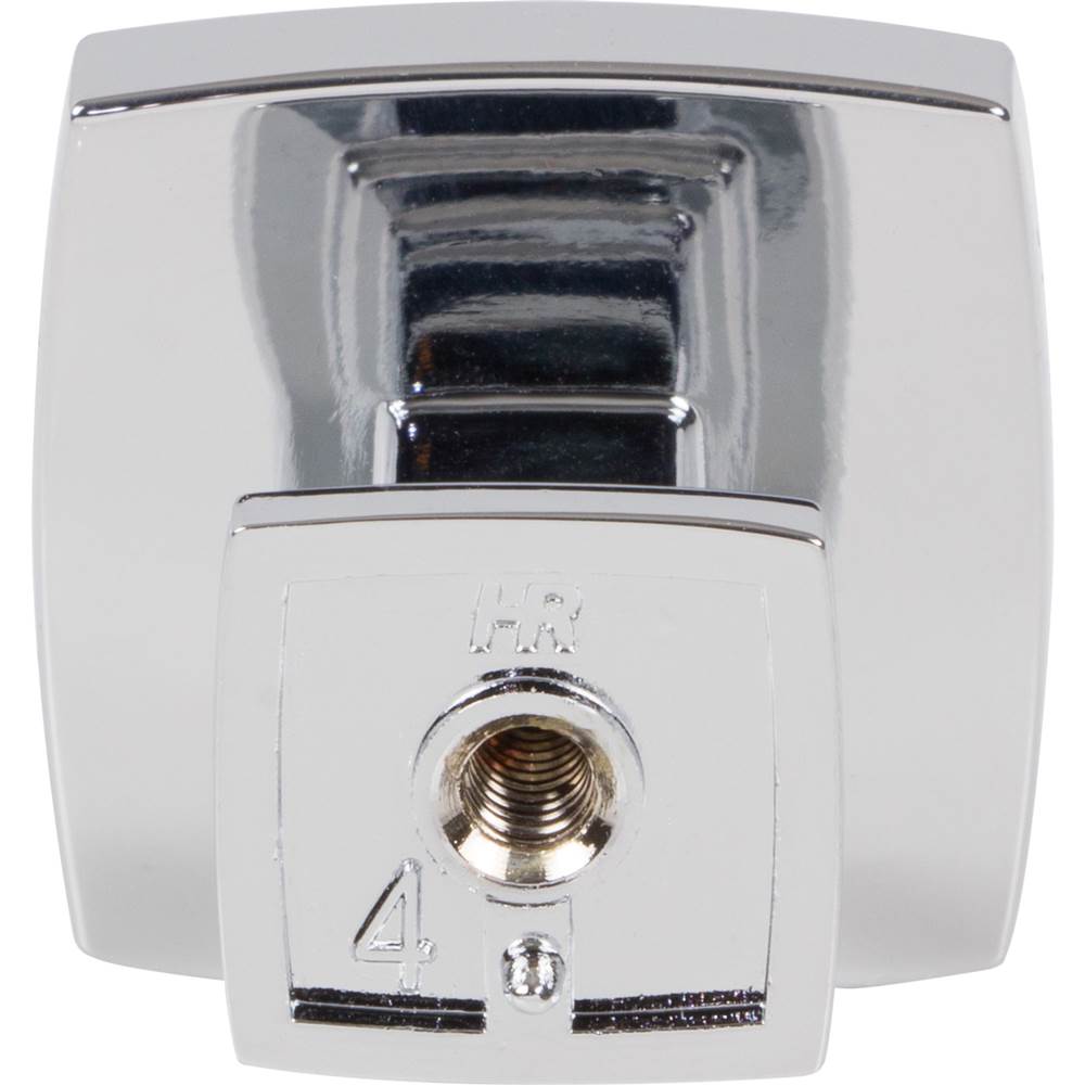 1-1/4'' Overall Length Polished Chrome Square Renzo Cabinet Knob
