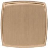 1-1/4'' Overall Length Satin Bronze Square Renzo Cabinet Knob