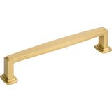 Jeffrey Alexander - 128 mm Center-to-Center Brushed Gold Richard Cabinet Pull - Brushed Gold