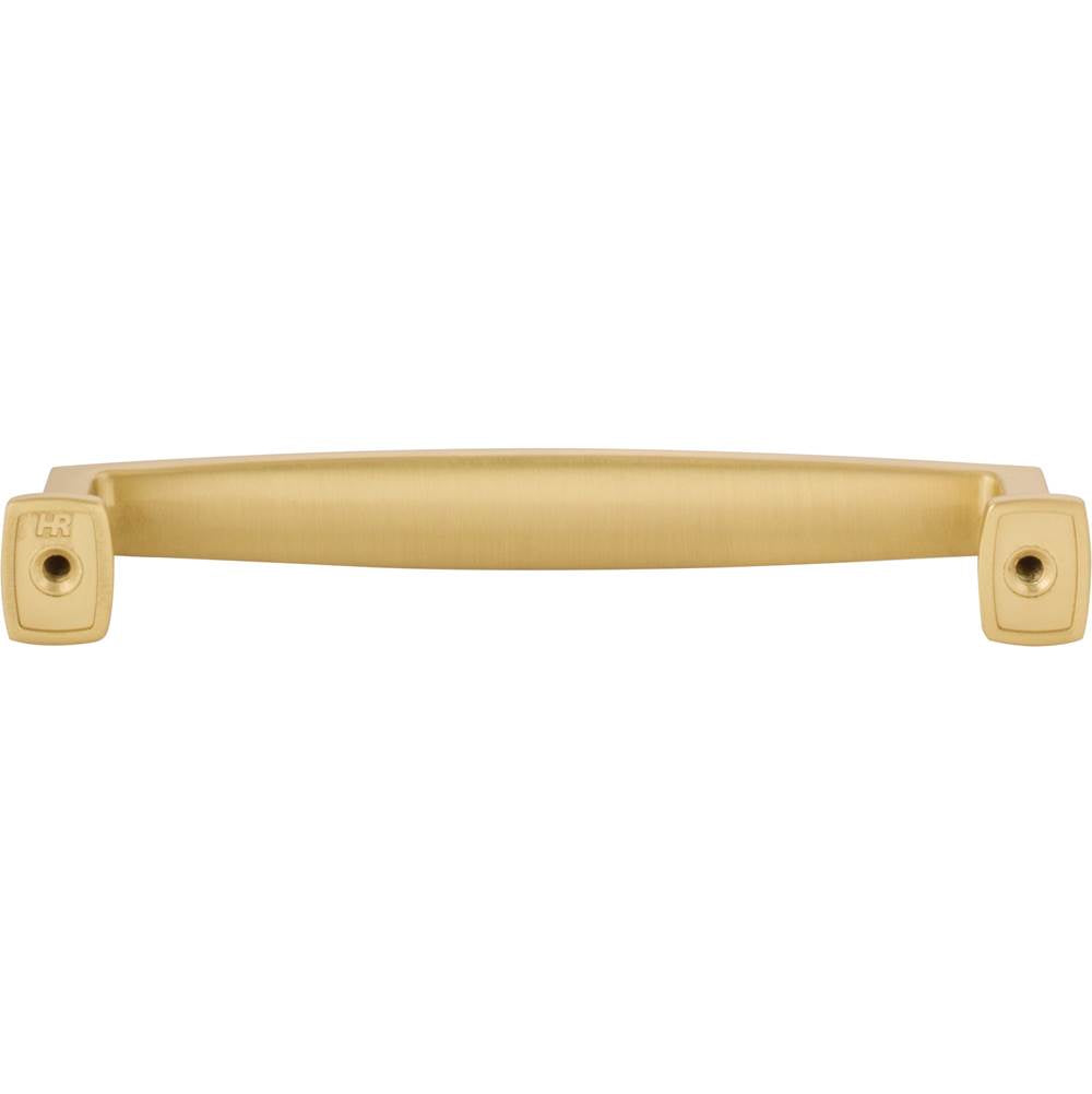 128 mm Center-to-Center Brushed Gold Richard Cabinet Pull